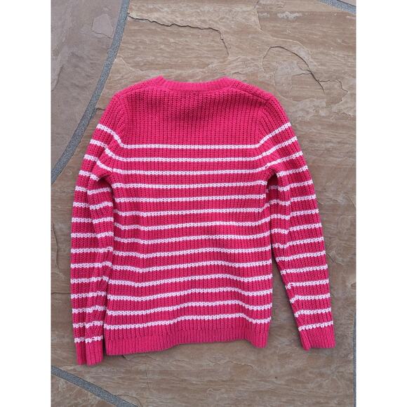 Crewcuts Sweater XL 12-14 Girls Long Sleeve Pullover Striped Knit NWT LS - Picture 3 of 3
